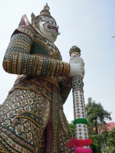 Guarding the entrance to Wat Arun