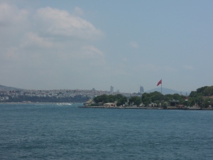 The view across the Bosphorus