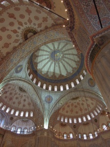 The jaw dropping roof of the Blue Mosque