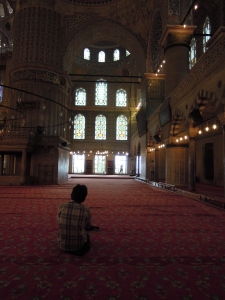 Prayers at the Blue Mosque