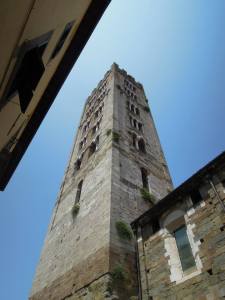 Gothic tower in Lucca