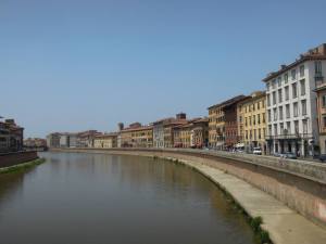 The river side in Pisa