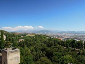 View from the walls of the Alcazaba