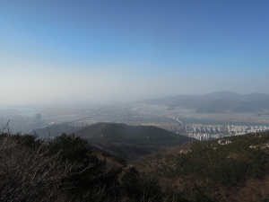 Looking across to Gimhae