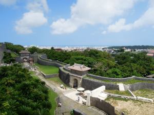 1. Looking out over Naha from Shuri Catsle.
