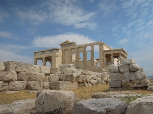 3. Something without scaffolding at the Acropolis